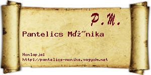 Pantelics Mónika névjegykártya