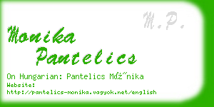 monika pantelics business card